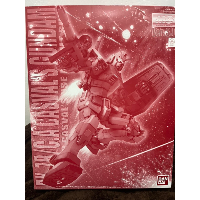 Bandai 萬代 PB MG 1/100 RX-78/C.A Ver 3.0 凱斯巴爾專用 基連的野望 夏亞 卡斯巴爾