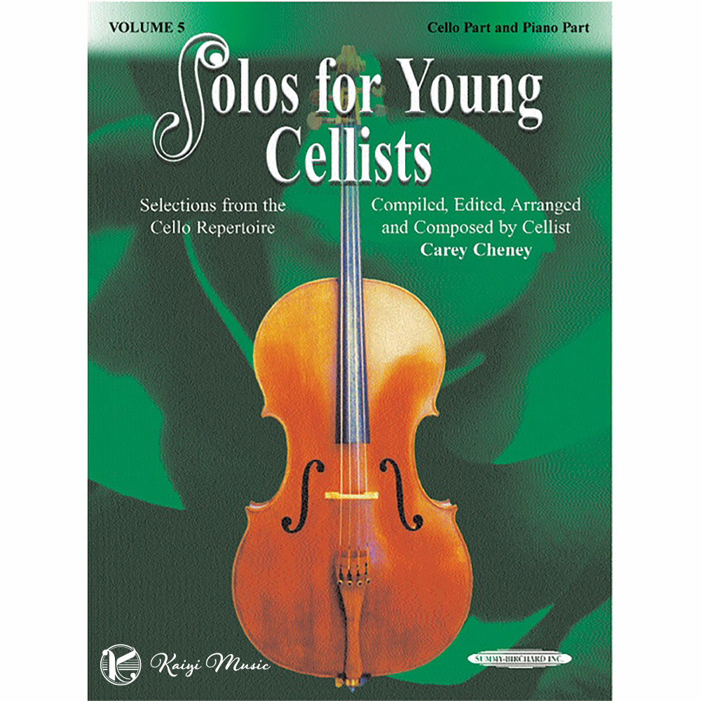 【凱翊︱AF】 Solos for Young 大提琴曲集含鋼琴伴奏譜 第5冊 Solos for Young Cell