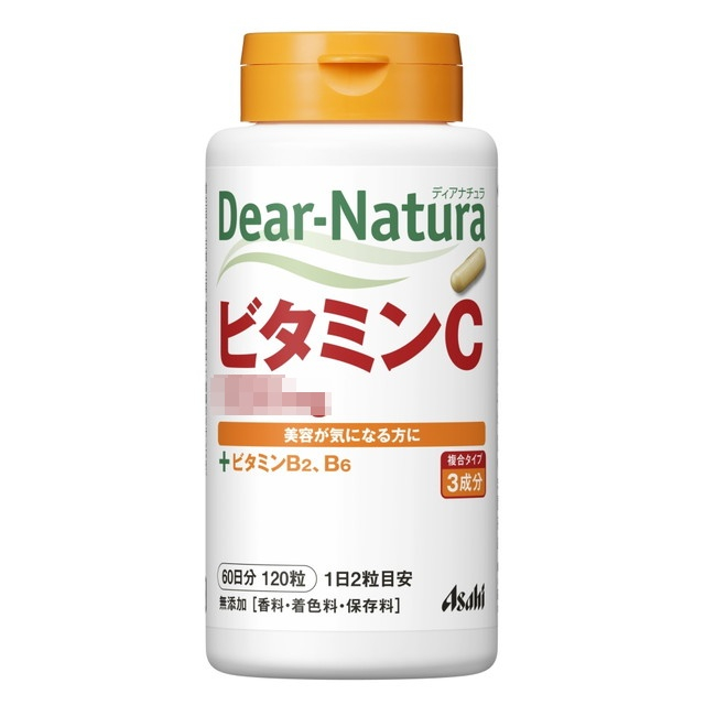 日本 朝日 Asahi Dear Natura 維他命C 60日/120粒