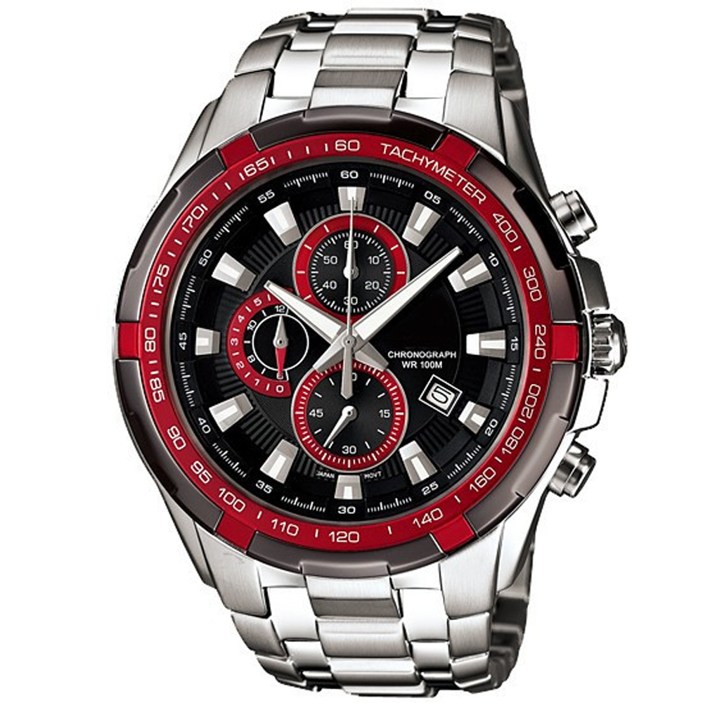 CASIO EDIFICE 系列 極速賽車運動錶 EF-540D-1A4VUDF