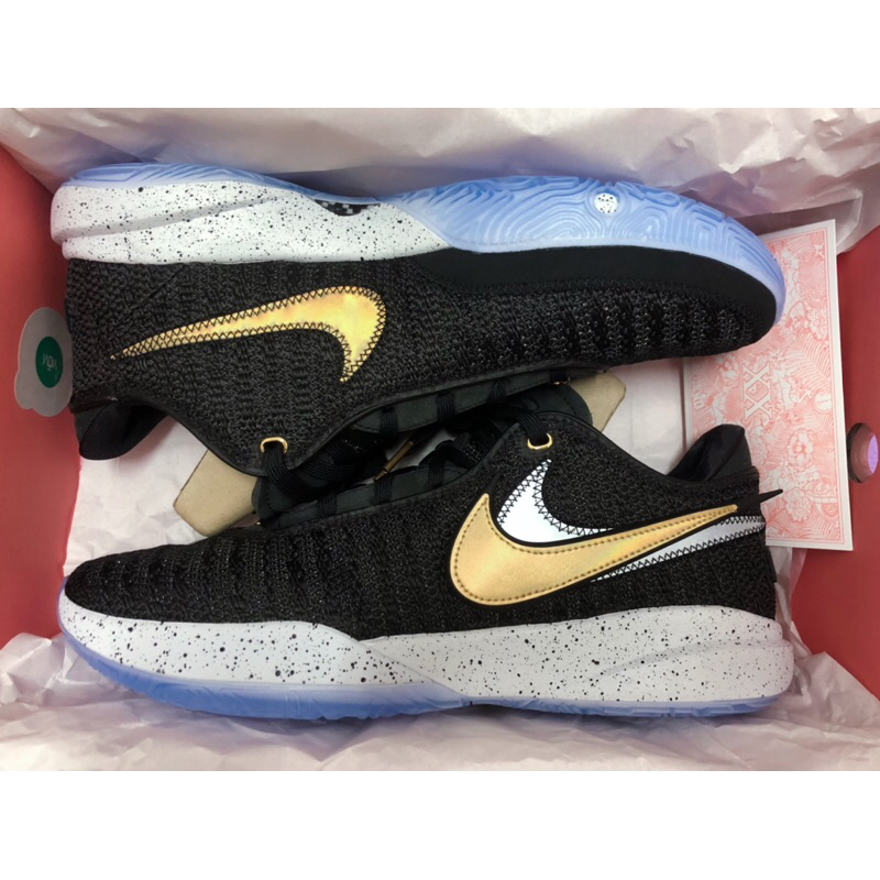 Us13 US12 Lebron 20 黑金 全新 籃球鞋