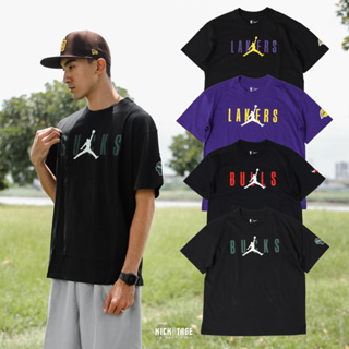 NIKE JORDAN NBA TEE 黑 紫 聯名 短T 湖人【DA6513】公鹿【DA6515】公牛【DA6507】