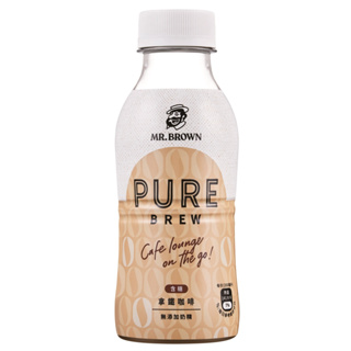 伯朗 Pure Brew 拿鐵咖啡[箱購]350ml毫升 x 24CAN罐【家樂福】