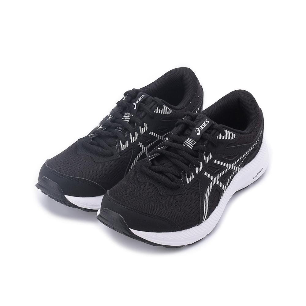 ASICS GEL-CONTEND 8 限定版 舒適慢跑鞋 黑白 1012B320-002 女鞋