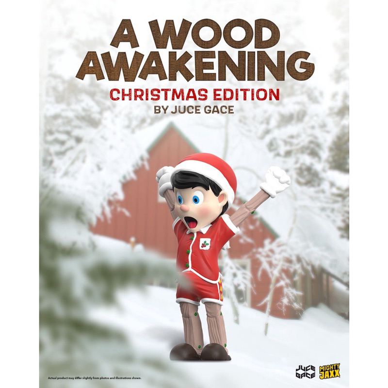 《現貨》Mighty Jaxx A Wood Awakening Christmas edition聖誕勃起小木偶