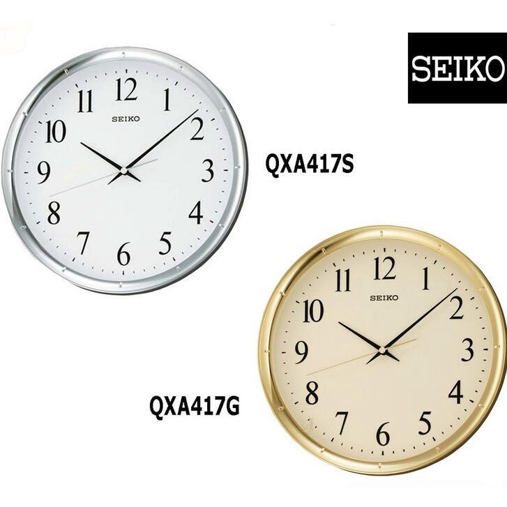 《 精準鐘錶 》現貨免運🔥日本 精工 SEIKO 細緻 時尚 靜音 時鐘 掛鐘 QXA417 QXA417S QXA41