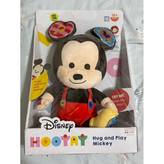 ❣️現貨❣️DISNEY 迪士尼系列 Hooyay 音效學習絨毛娃娃 米奇 幼兒玩具