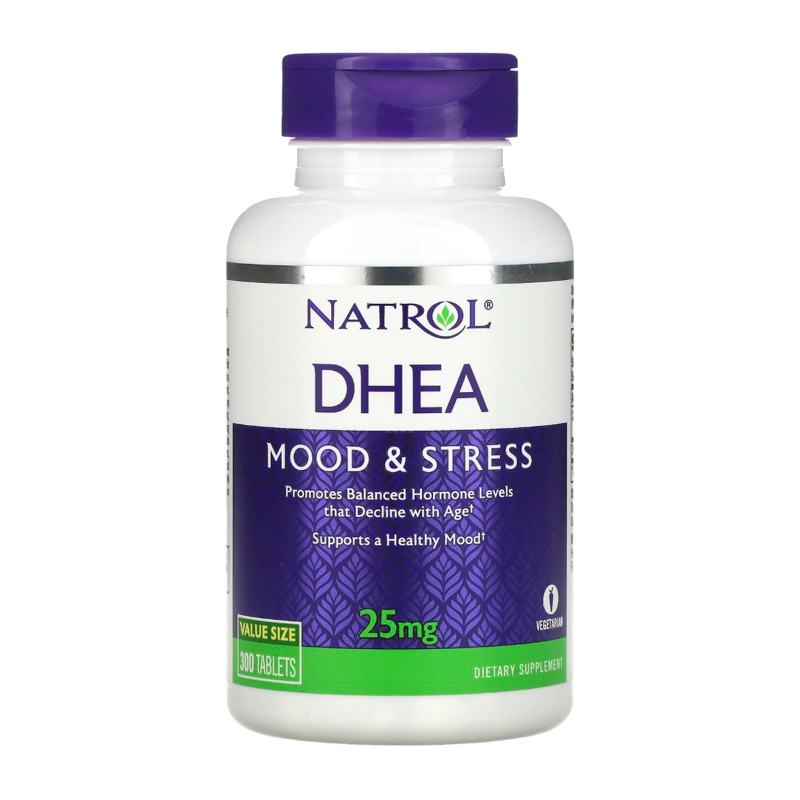 現貨免運 🇺🇸 美國 Natrol 免運 納妥 DHEA 25mg 300顆 脫氫表雄酮 素食 超級荷爾蒙