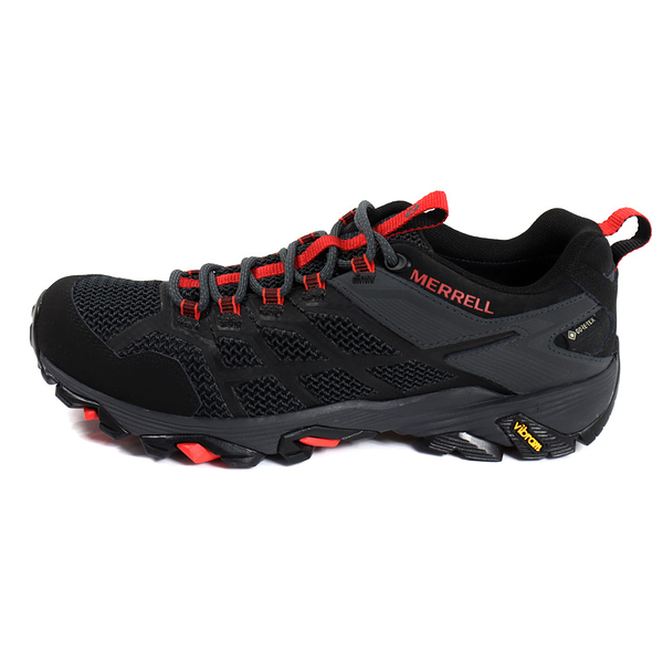 免運🍀MERRELL 男款 Moab FST 2 GTX 防水登山鞋子 黑/橘色ML77443