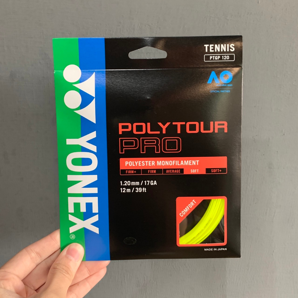 【英明羽球】YONEX 網球線 POLYTOUR PRO 網線 網球 PTGP120