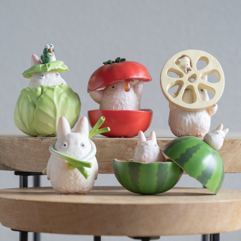 現貨 確認款 TOTORO龍貓 蔬果系列盲盒 日本 吉卜力共和國限定 夏季野菜 龍貓 豆豆龍 盒玩 蔬菜 水果 公仔