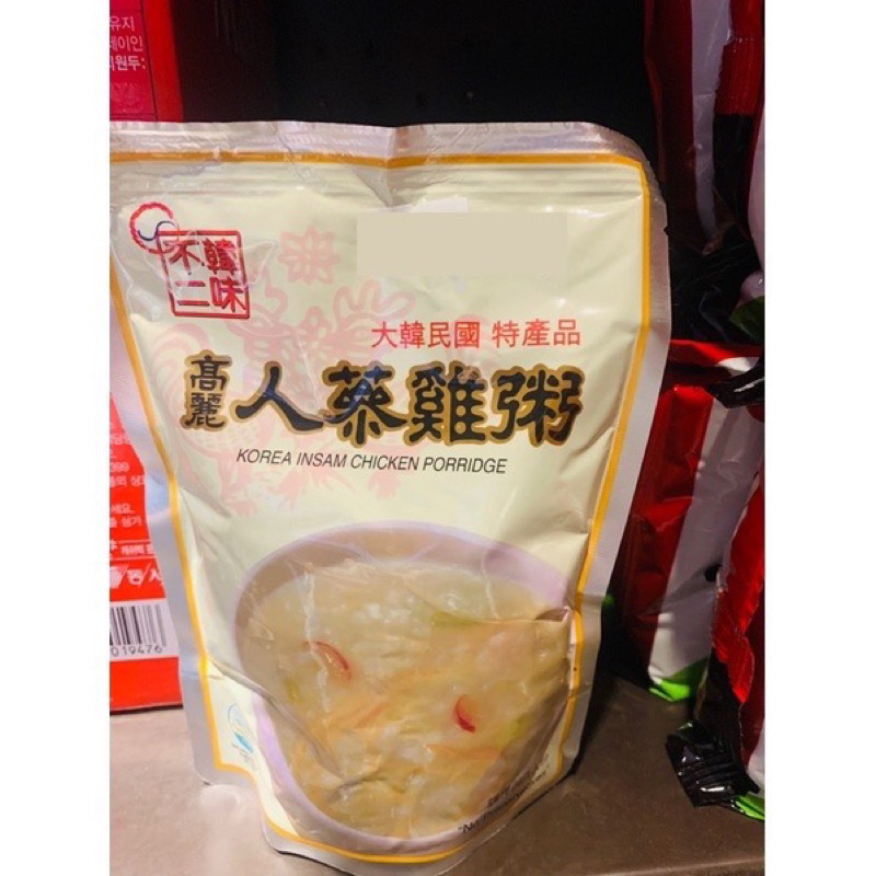 高麗 人蔘雞粥280g