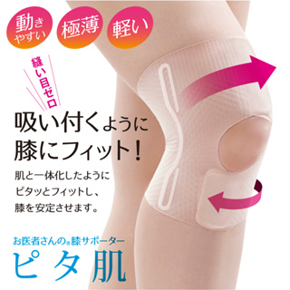 日本セルヴァン 輕薄 透氣 防護型 護膝(M.L.)兩個尺寸