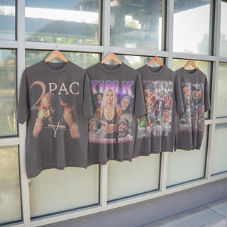 〖LIT-select〗Street Market Supply Vintage 短T 2PAC SNOOP KANYE