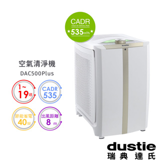 瑞典【Dustie 達氏】智慧淨化空氣清淨機 DAC500plus