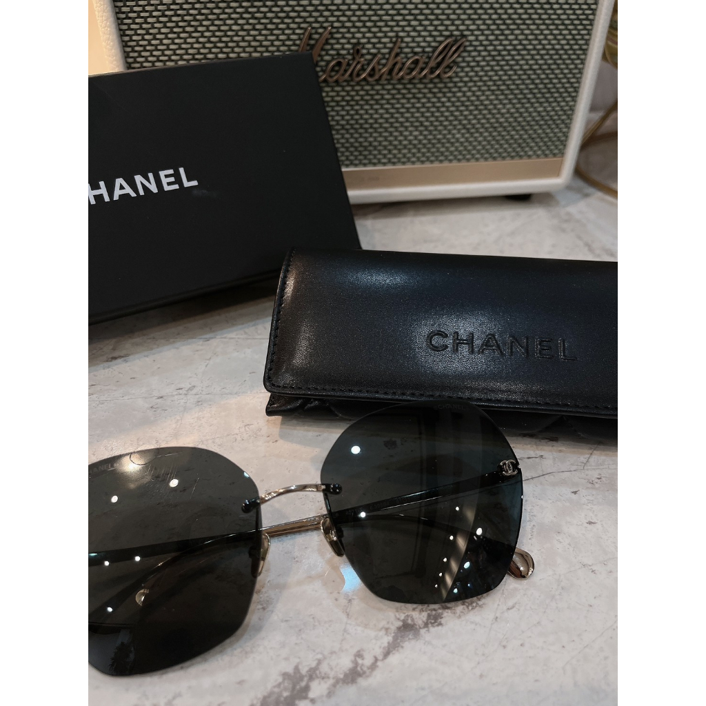 【現貨】麗睛眼鏡 Chanel【可刷卡分期】香奈兒 CH4271T 太陽眼鏡 香奈兒基本款 精品眼鏡 大牌墨鏡 無邊太陽