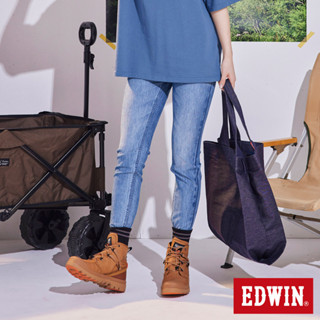 EDWIN 女款 JERSEYS 迦績 超彈窄管牛仔褲(拔洗藍)