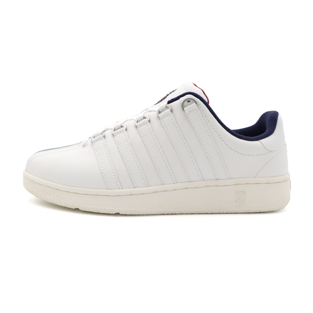 K-swiss Classic 白藍紅 皮質 休閒 運動鞋 男款 B3942【新竹皇家 07321-124】