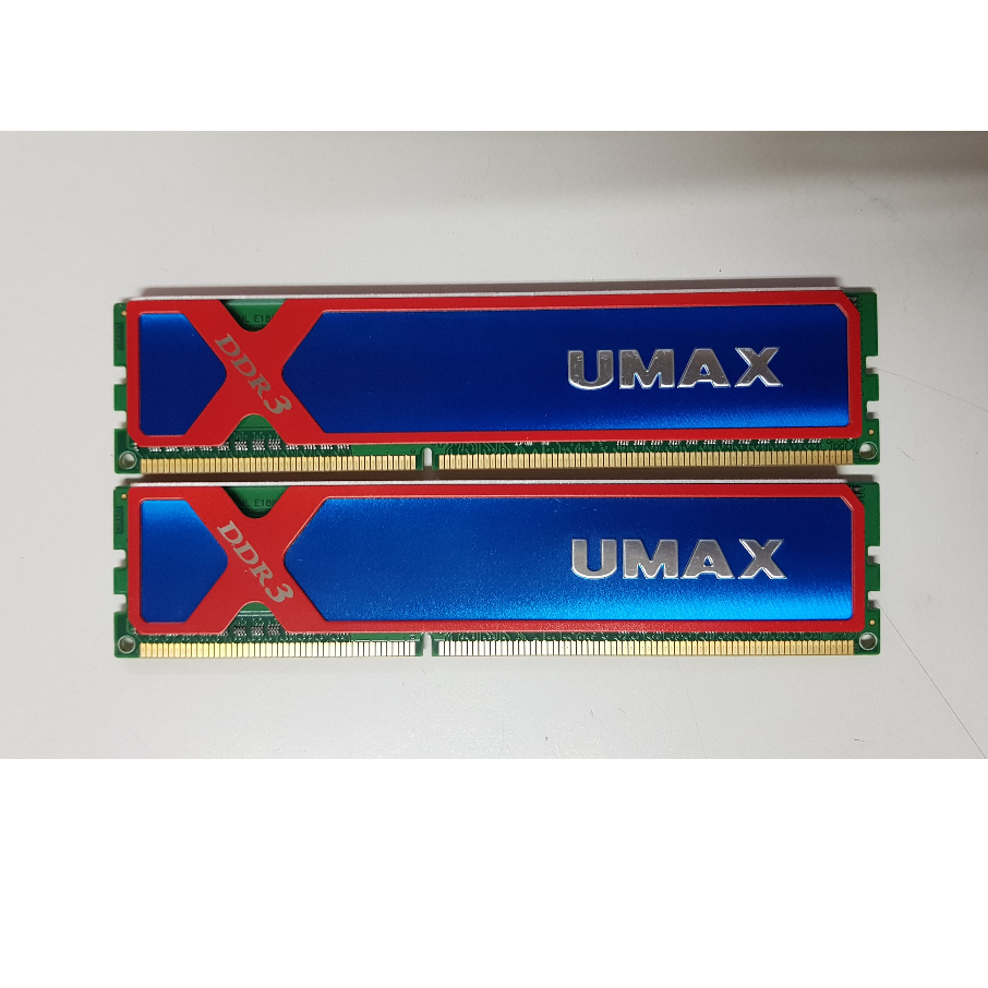 UMAX DDR3 1600 8G (4Gx2) 雙通道 記憶體 終身保固