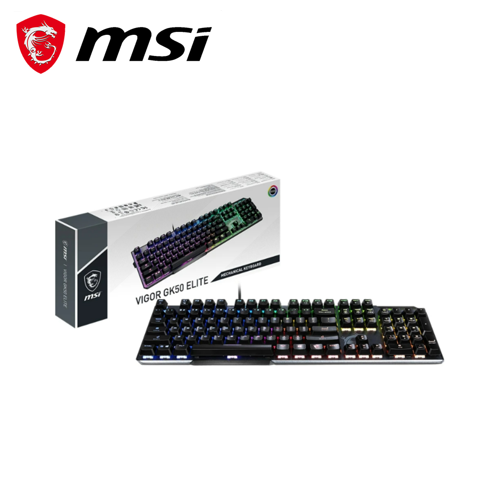 MSI 微星 VIGOR GK50 ELITE BW TC 電競鍵盤