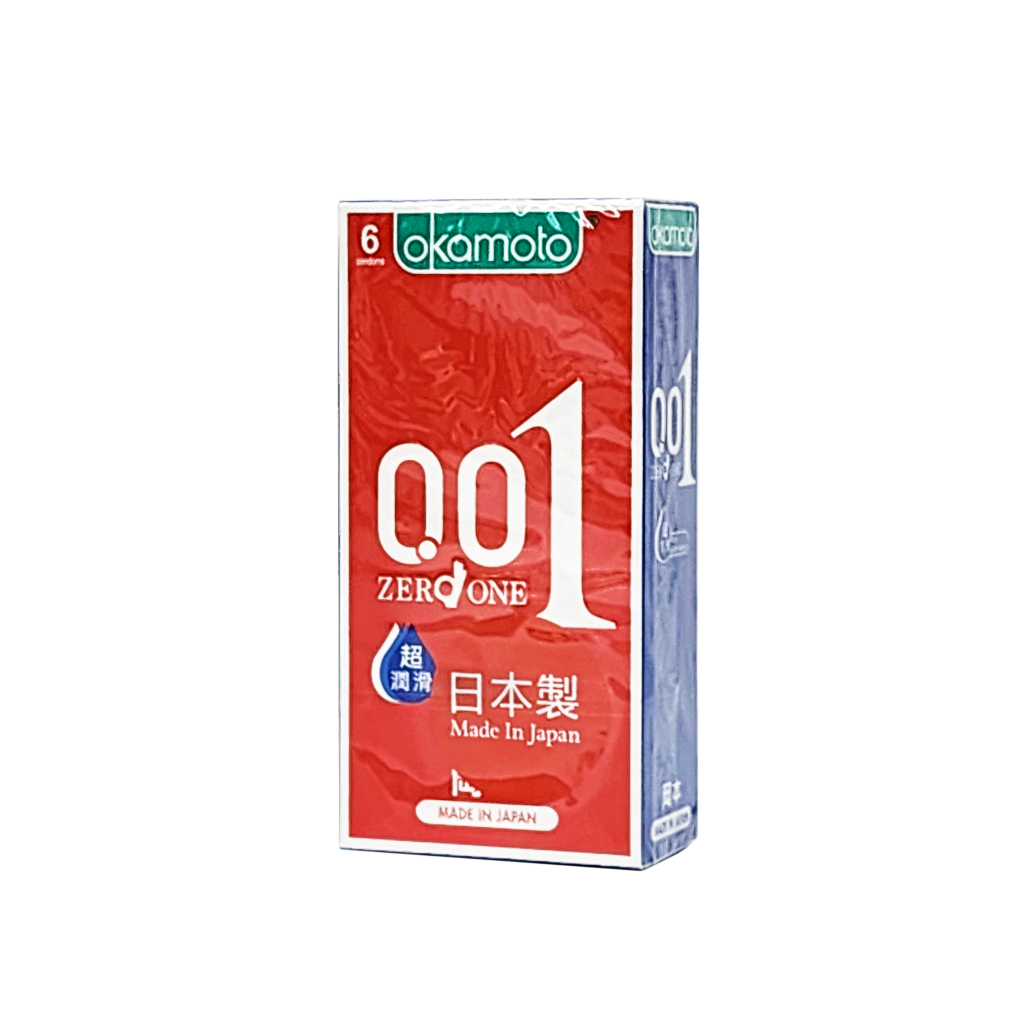 Okamoto 岡本001 保險套 超潤滑 6入/盒 衛生套 日本製 【博士藥妝】