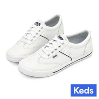 【Keds】COURTY CORE 經典皮革時髦個性風德訓鞋-白 (9234W112229)