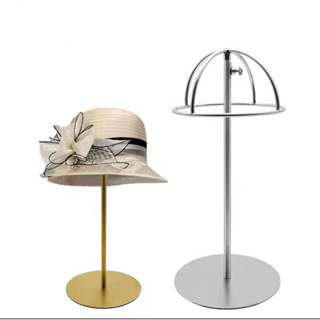金色/銀色 桌上型帽架 高低可調款 帽架 帽子展示 陳列架 飾品展示架 帽子陳列 帽子收納 收納 帽托 收納架