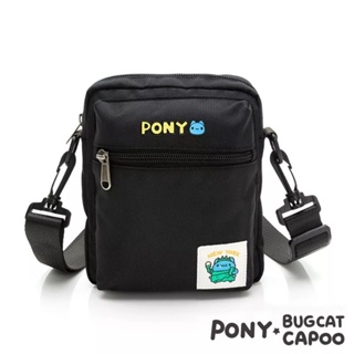 PONY 貓貓蟲咖波 咖波 聯名 BUGCAT CAPOO 背包 潮流小包 側背包 小包 戶外 凹豆風 自由女神 黑色