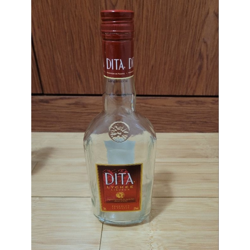 《櫻桃姐》DITA荔枝香甜酒空瓶700ml、玻璃容器裝飾品