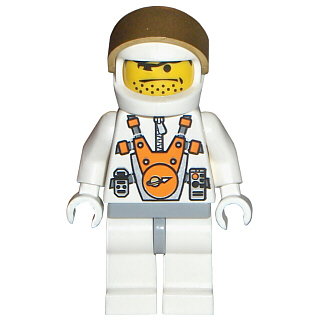 玩樂趣 LEGO樂高 7699 太空系列 Mars Mission Astronaut 二手人偶 lom007