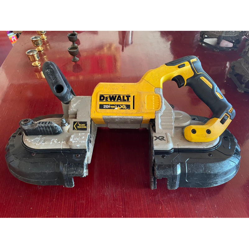 二手 DEWALT 得偉 DCS 374 20V 超鋰電 5" 無碳刷 充電帶鋸機 可調速