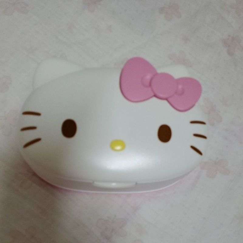 日本 LEC Hello Kitty 造型   大臉濕紙巾空盒 非全新 特價159元