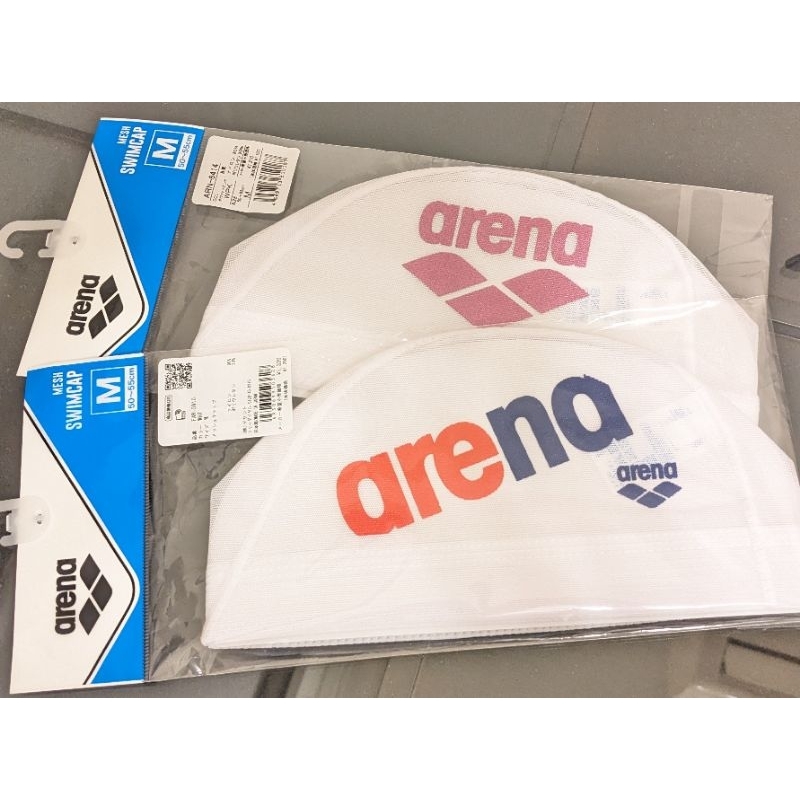 arena 泳帽選品 全新練習用網帽 日本購入 現貨 SWIMCAP M號 ARN-6414, FAR-3910 泳帽