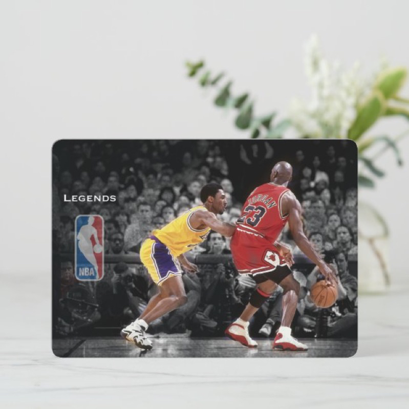 NBA傳奇對決系列 「Jordan對決 Kobe 」悠遊卡E (實體悠遊卡,非貼紙) 公牛隊 湖人隊