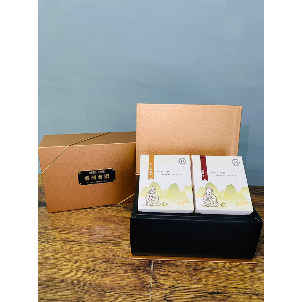 【陸氏茶作 Lu’s Tea Works】首選禮盒(鐵觀音小禮盒+青茶小禮盒)