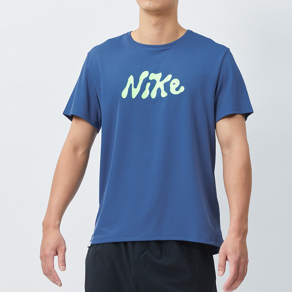Nike Dri-FIT UV Miler S72 男 藍 跑步 訓練 運動 NIKE 短袖 FB7947-491