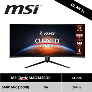 小安3c🐻 MSI 微星 Optix MAG342CQR 34型 VA 電競曲面螢幕 1800R