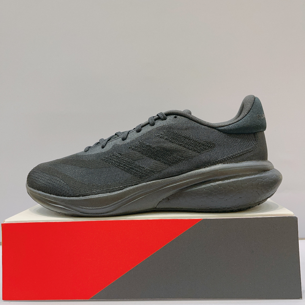 Adidas 慢跑鞋 Supernova 3.0 男鞋 全黑 透氣網布 愛迪達 路跑 IE4364