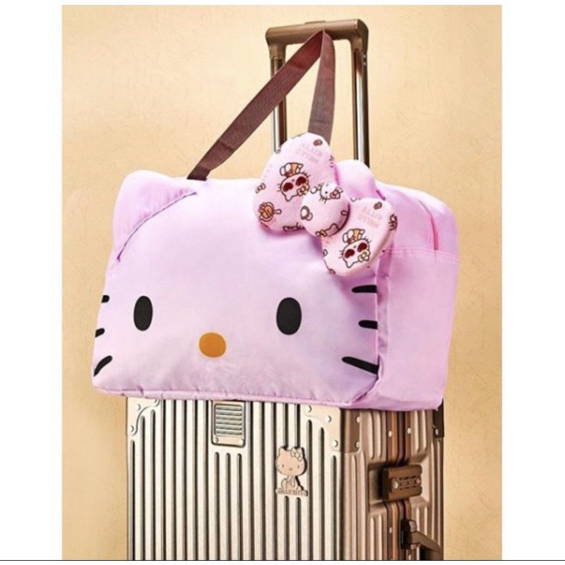 【三麗鷗 HELLO KITTY】Kitty 玩美閨蜜旅行袋 (全新品)
