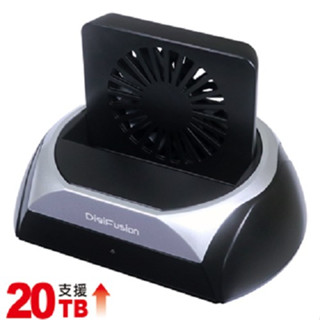 伽利略 USB3.2 Gen2 M.2雙規 + SATA 帶風扇單槽硬碟座 2535C-U32MS