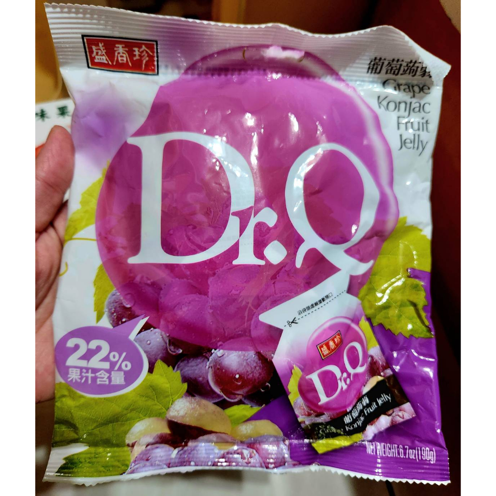 盛香珍Dr.Q 葡萄蒟蒻 草莓蒟蒻 檸檬鹽 荔枝 葡萄 芒果 水蜜桃 蘋果 百香果 蒟蒻果凍 養樂多 水蜜桃 蘋果 芒果