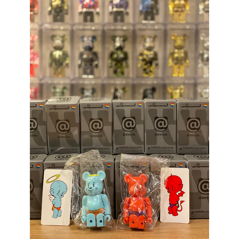 確認款 BE@RBRICK bearbrick 庫柏力克熊 46代 100% 藍天使 紅惡魔 隱藏版