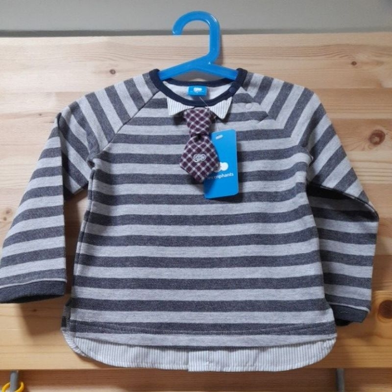 麗嬰房✨️全新長袖條紋上衣