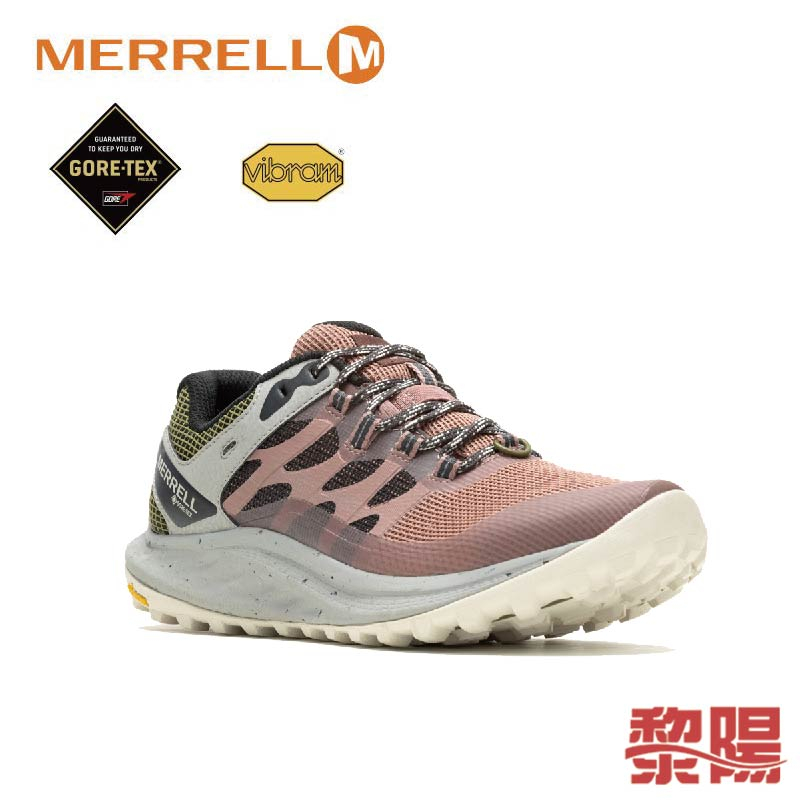 MERRELL 美國 ANTORA 3 GTX 玫瑰色 防水輕量越野健行鞋 33ML067816