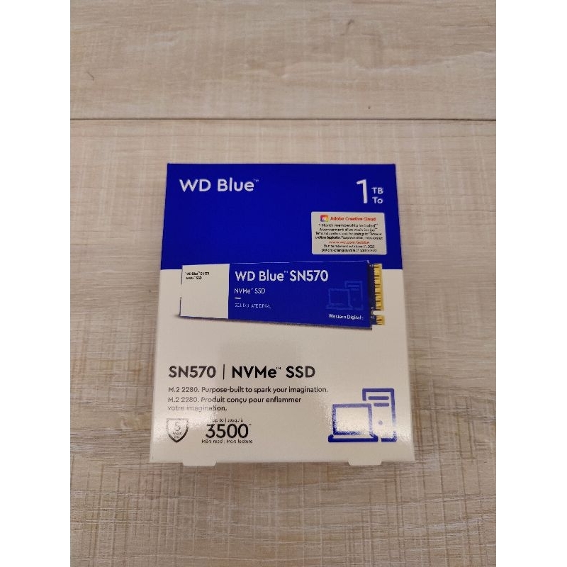 WD 威騰 藍標 SN570 1TB NVMe M.2 PCIe SSD