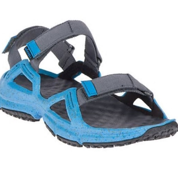 全新MERRELL HYDROTREKKER STRAP 男款 運動 涼鞋 J48791 藍色 戶外 耐磨 邁樂 好鞋