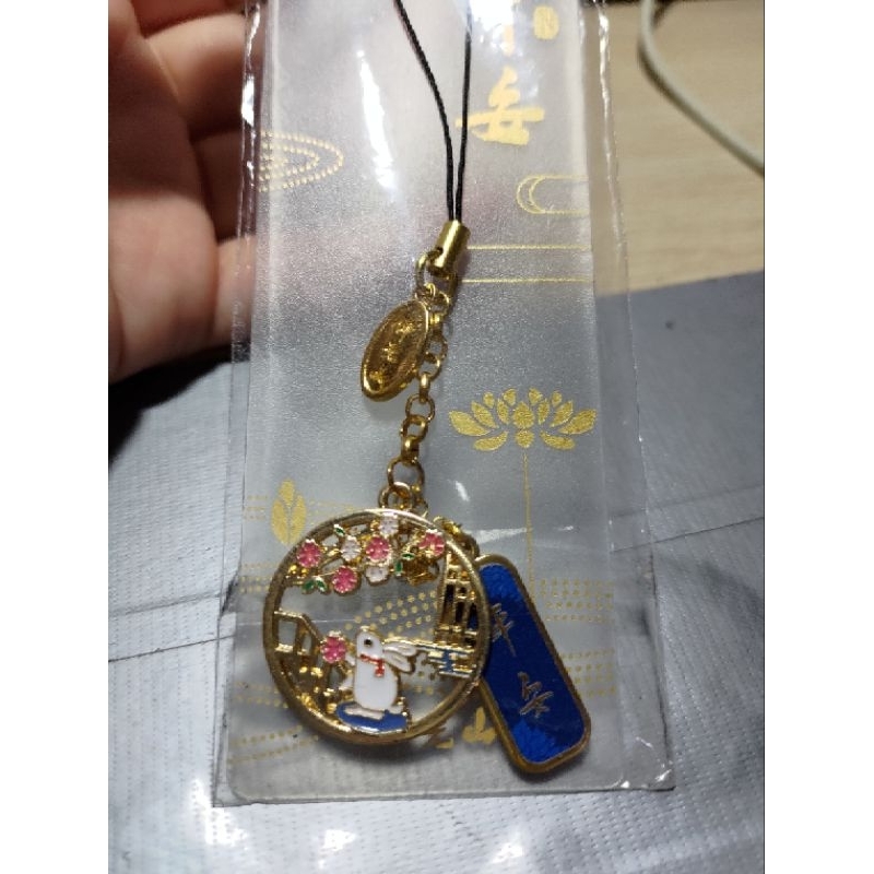 佛光山兔年平安吊飾琺瑯材質金屬飾品