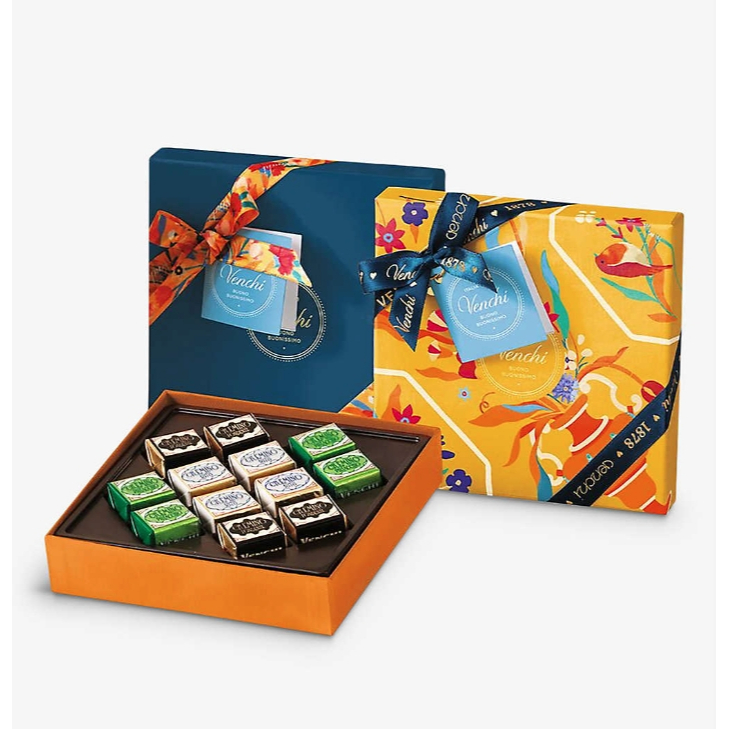 [ PS ] ❤️ 現貨 義大利 VENCHI Assorted 方形克米諾 巧克力什錦禮盒 Cremini 百年威琪