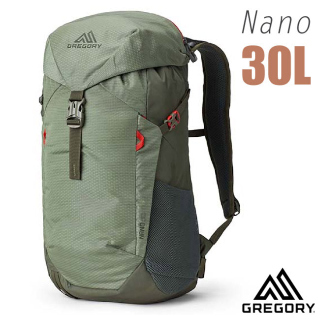 【美國 GREGORY】多功能休閒後背包 NANO 30L/平板電腦隔間.減壓透氣背板_光輝綠_146838