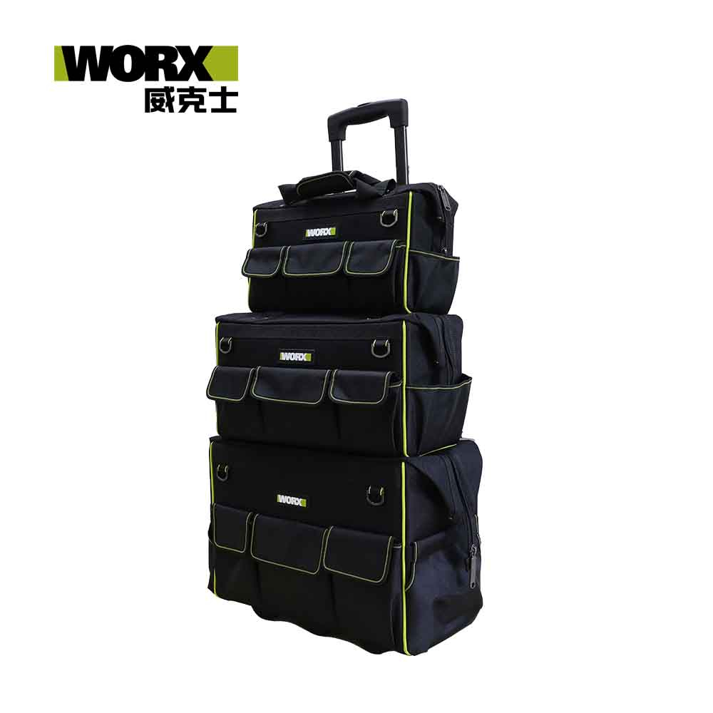 【WORX 威克士】多功能3層工具包 + 推車 (WA9830)